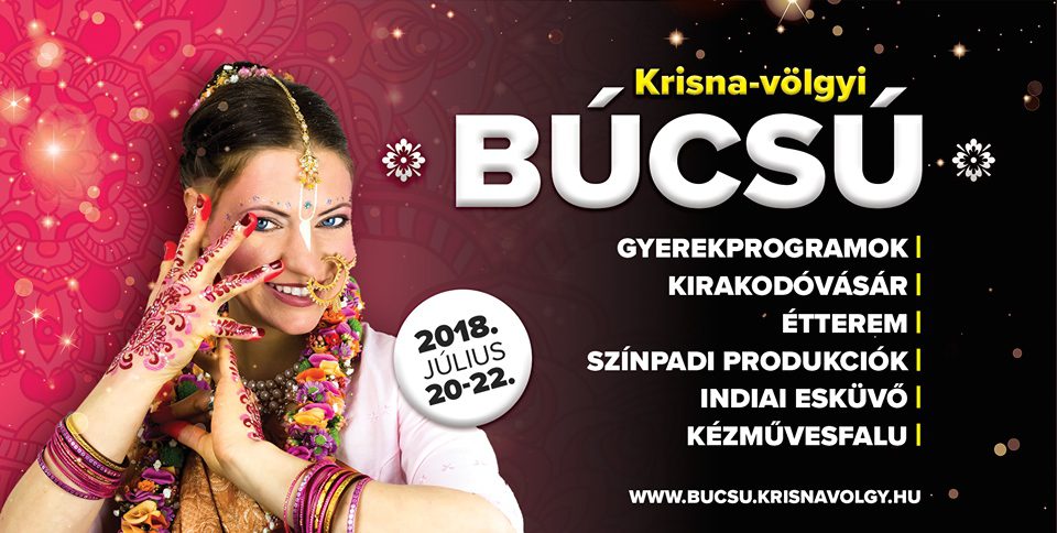 Krisna-völgyi búcsú 2018. július 20-22. között