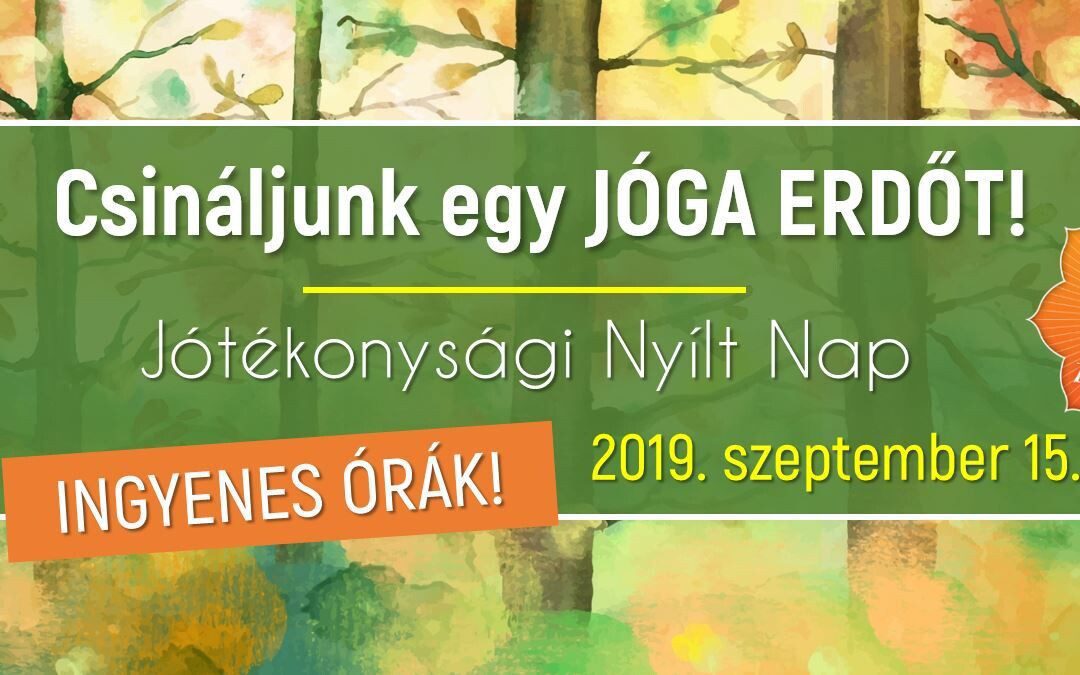 Jótékonysági Nyílt Nap a Bhaktivedanta Jógastúdióban