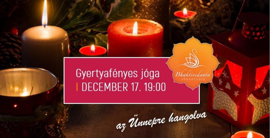 Gyertyafényes jóga – az ünnepre hangolva